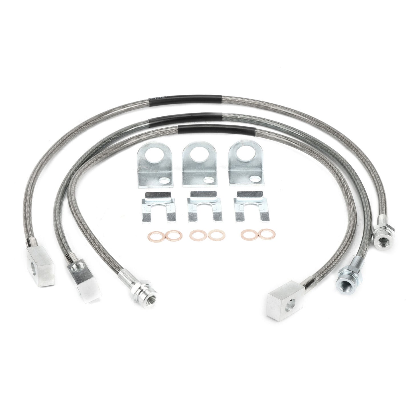 ya 10 5.28.3 Stainless Steel Braided Brake Lines for Jeep XJ YJ TJ with 4-6in Lift Kit 89715
