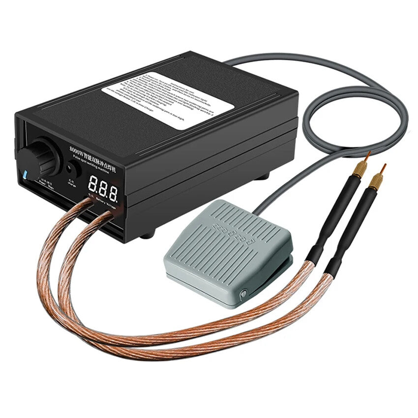 8000W Spot Welder High Power Kit DIY 18650 Battery Pack Welding 0.1/0.3mm Nickel