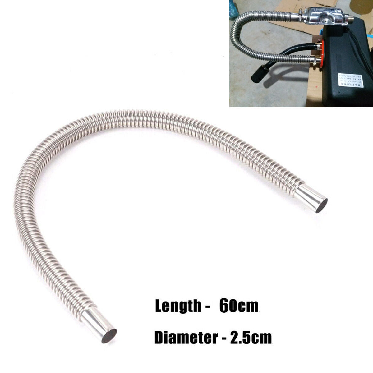 ya 3 6.23 Durable 60cm O.D. 2.5cm gas vent suitable for car air diesel parking heater