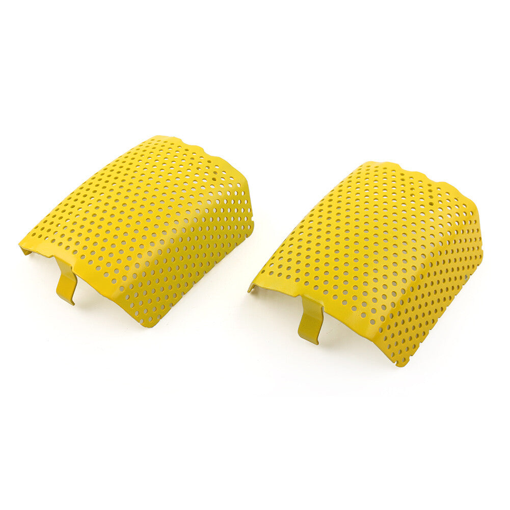 ya 4 6.17.2 Steel Front Caliper Screen Inserts for Harley V-Rod & Touring 2006-2019 Yellow