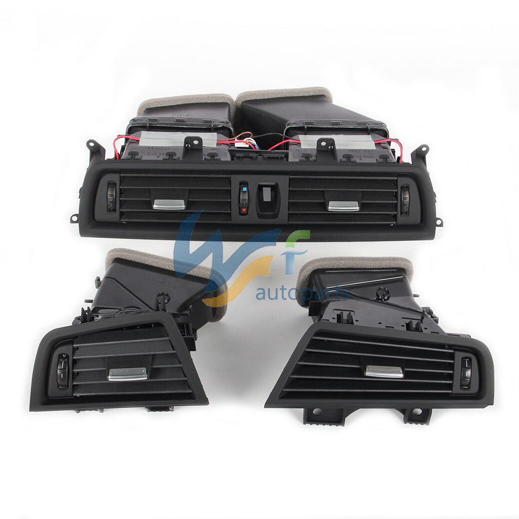 ya 9 6.5 3 Pack Front Console Grill Dashboard AC Vents Fits for BMW 5 Series