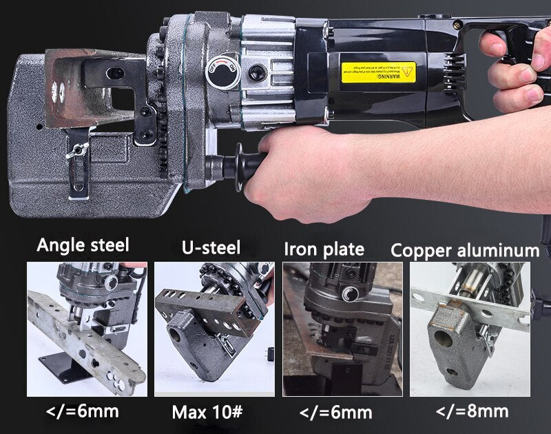 ya 26 1300W Electric Hydraulic Punching Machine Angle Iron Channel Steel Punching Tool