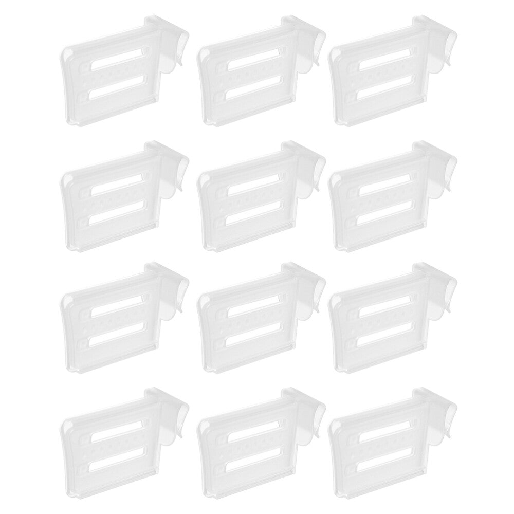 ya 25 12PCS Shelf Bin Divider Divider Clips idge Door Seperator idge Shelf Clasps