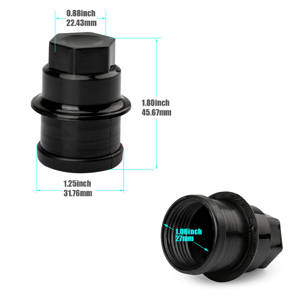 ya 2 7.14 24X 12472838 15767268 NEW Black Wheel Nut Cover Fit for Chevrolet for Cadillac for GMC