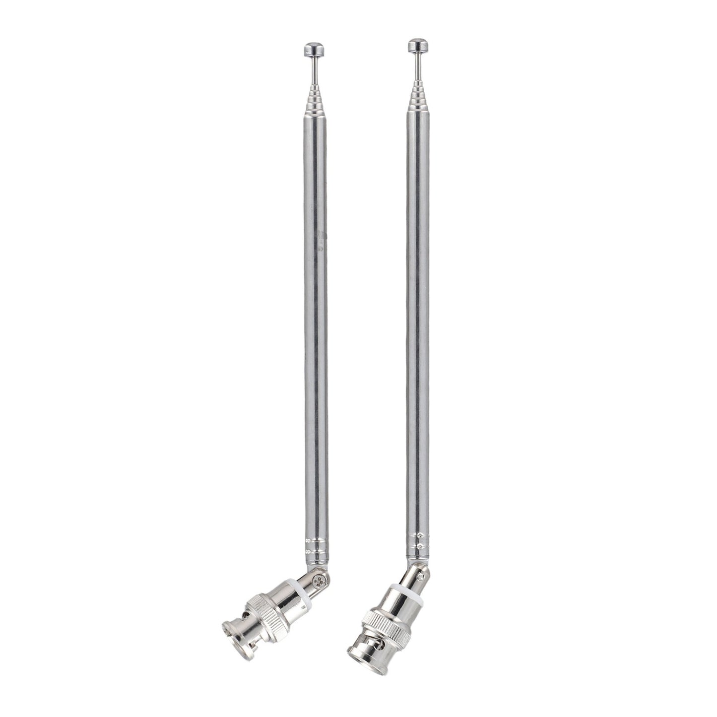 ya 16 Practical Telescopic BNC Antenna for Radio Scanner VHF UHF AM FM 2 Pack