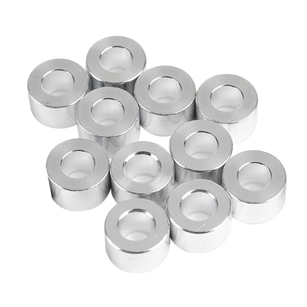 ya 5 8.7 10 Pcs Flat Gasket Sleeve Silver Aluminum Bushing Bushings 3d Printer