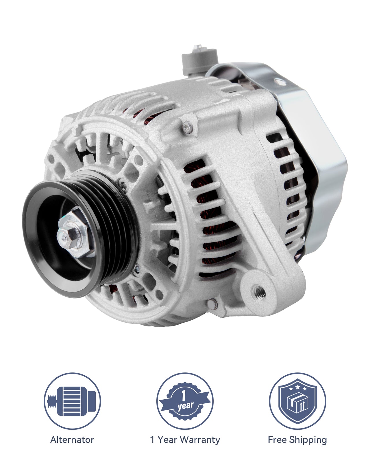 ya 27 7.2 New Silver Alternator Fit for 1997-01 for Toyota for Camry CE LE XLE Sedan 2.2L AND0187
