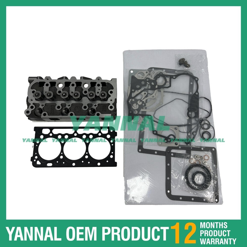 ya 27 7.2 Suitable for Kubota RTV900 KX41-3 BX24 BX2370D ZD323 cylinder head assy with full Gaksket