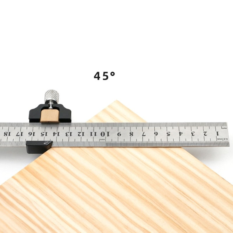 ya 14 Professio l Angles Measuring Device Combi tion Square Positioning Block Set
