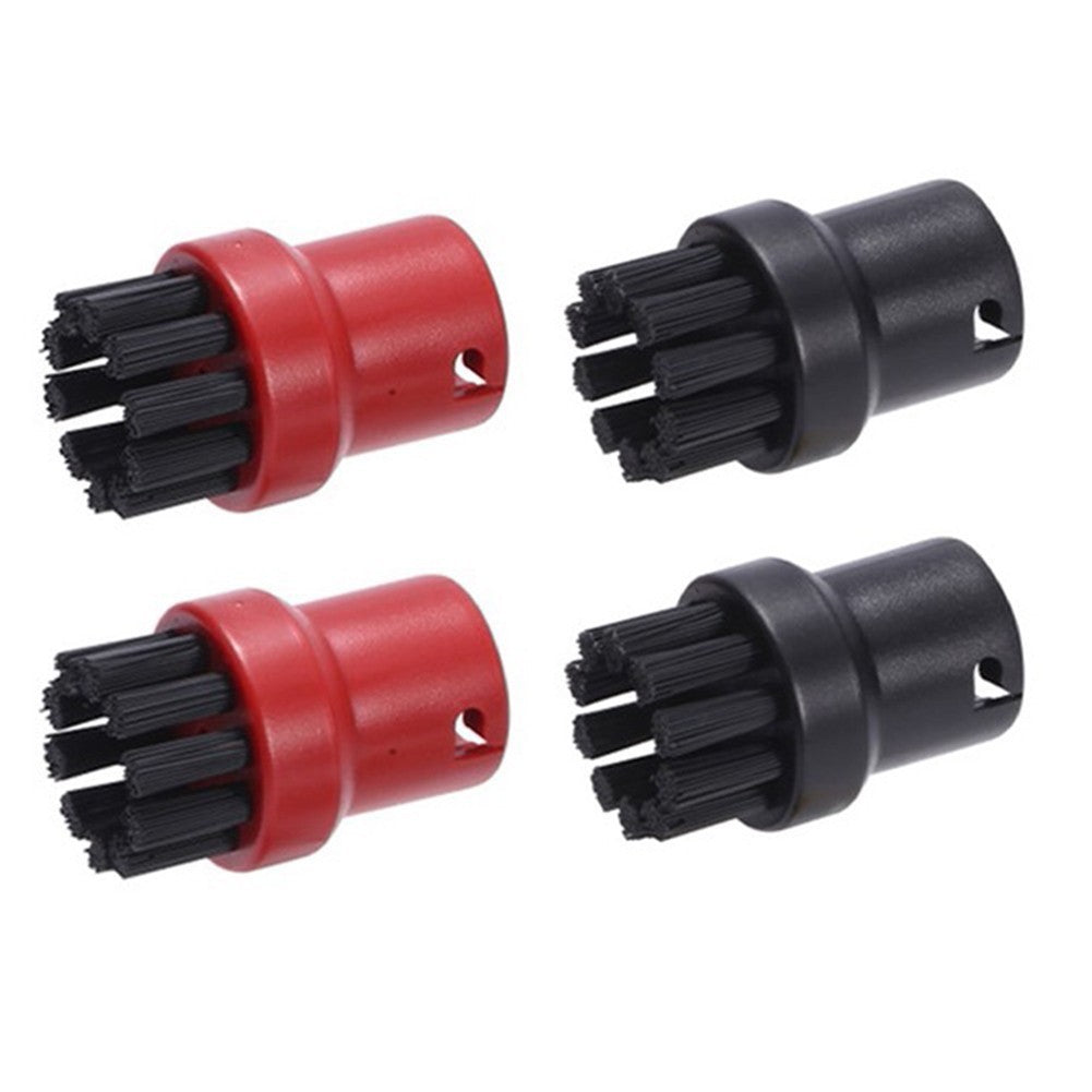 ya 25 new Round Brushes Nylon 2red+ 2black 4 Pcs/set Extension Nozzle
