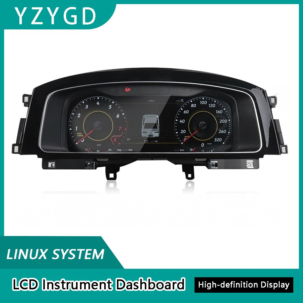ya 2 6.29 for Volkswagen for Golf 7 2013+ LCD Instrument Digital Cluster Speedometer Dashboard