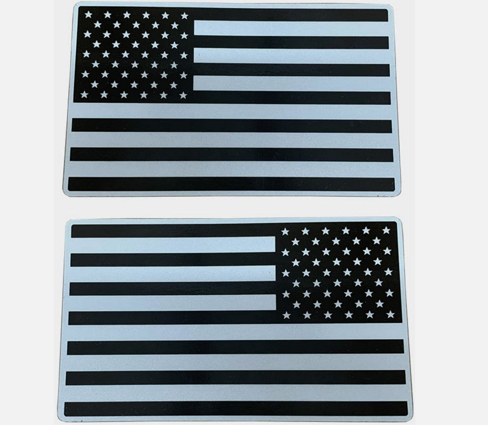 ya 1 8.5.1 Car License Plate Frame Cover Cover Trunk American Flag Chrome For 1x