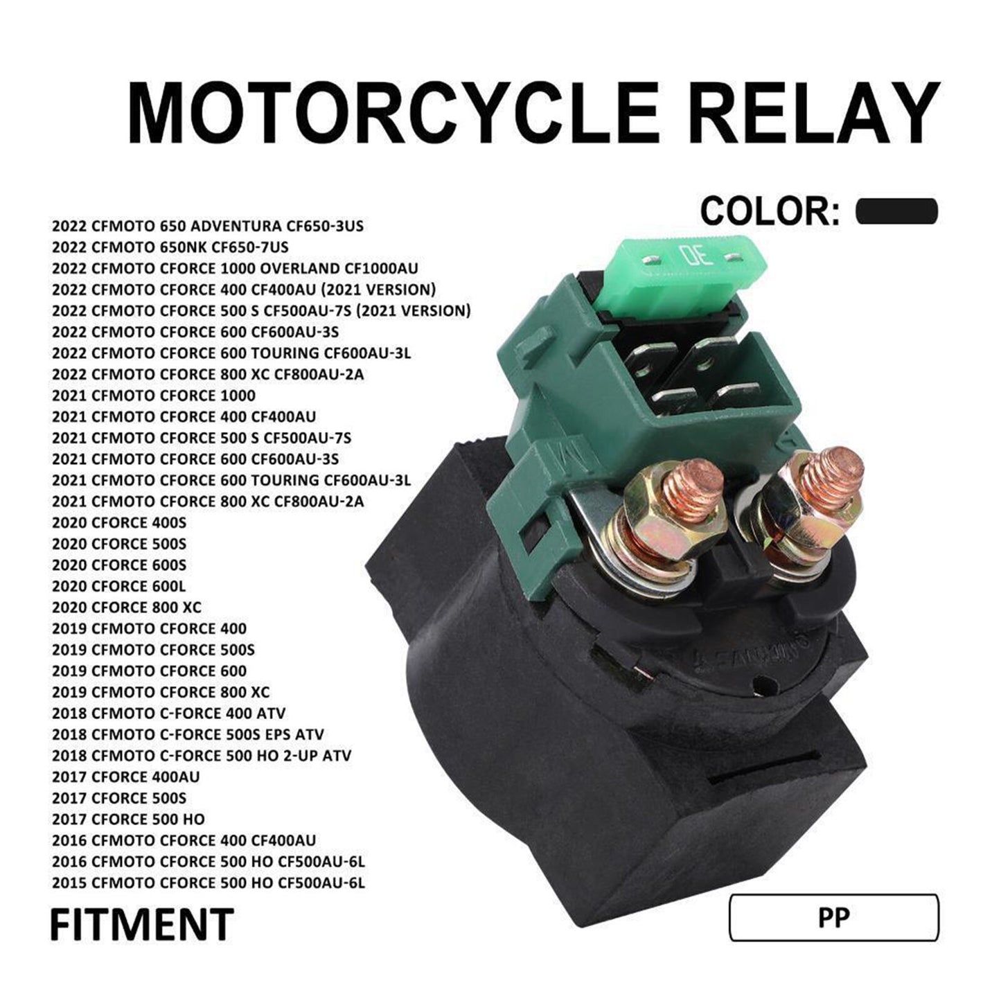 ya 4 6.22 Beginner relay solenoid valve 3007.2.2F suitable for CF650 CF400AU CF500AU CF800AU CFORCE