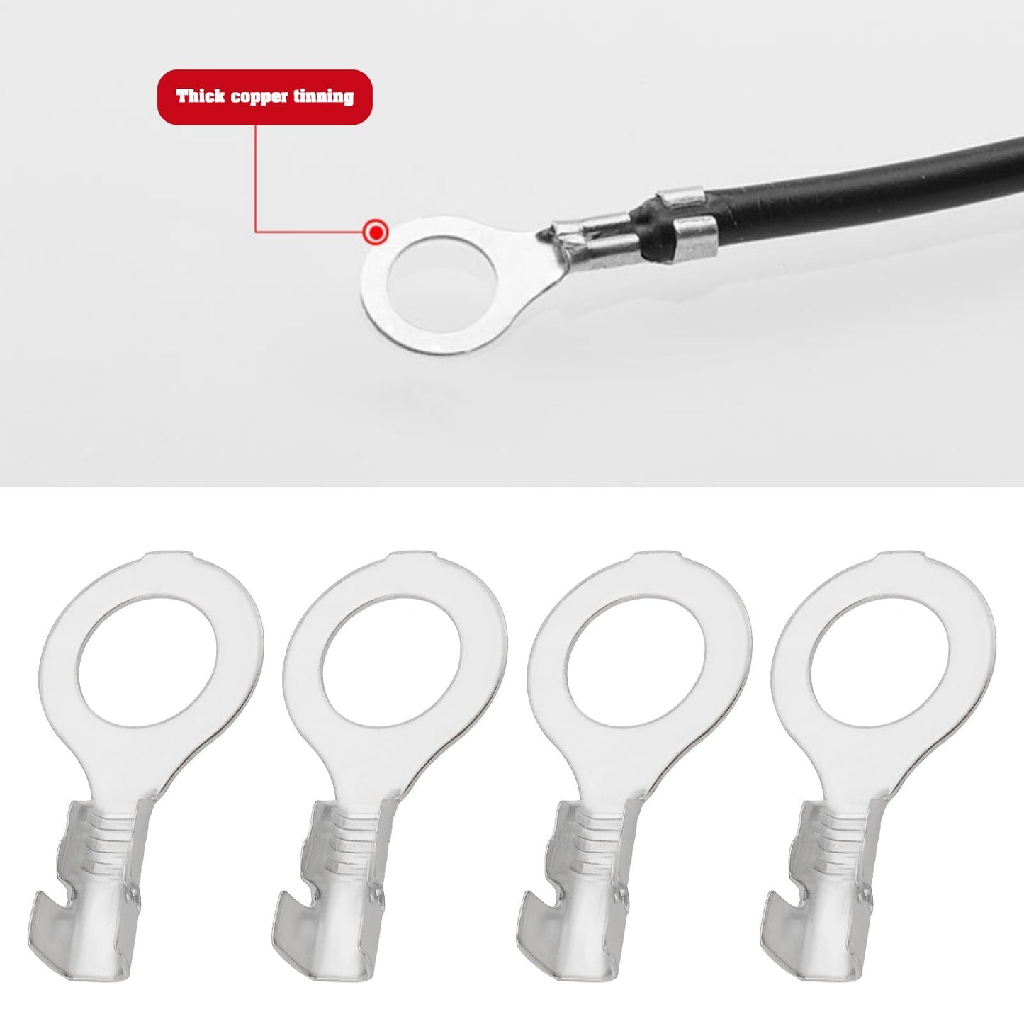 High Temperature Resistant O-type Electric Eye Terminal Cable Connector Terminal