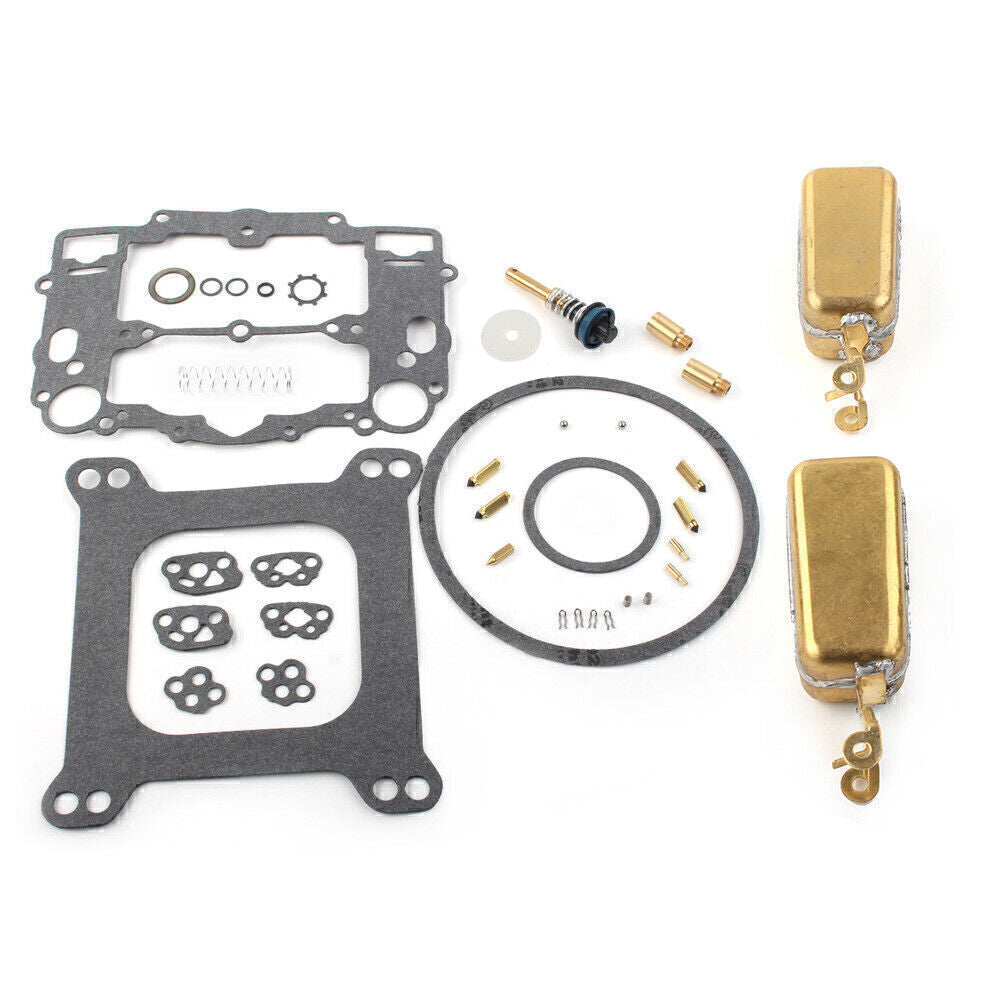 ya 2 7.14 Carburetor Rebuild For Weber Marine W-4 BBL Mercruiser 809064 w/Floats 8M0120193