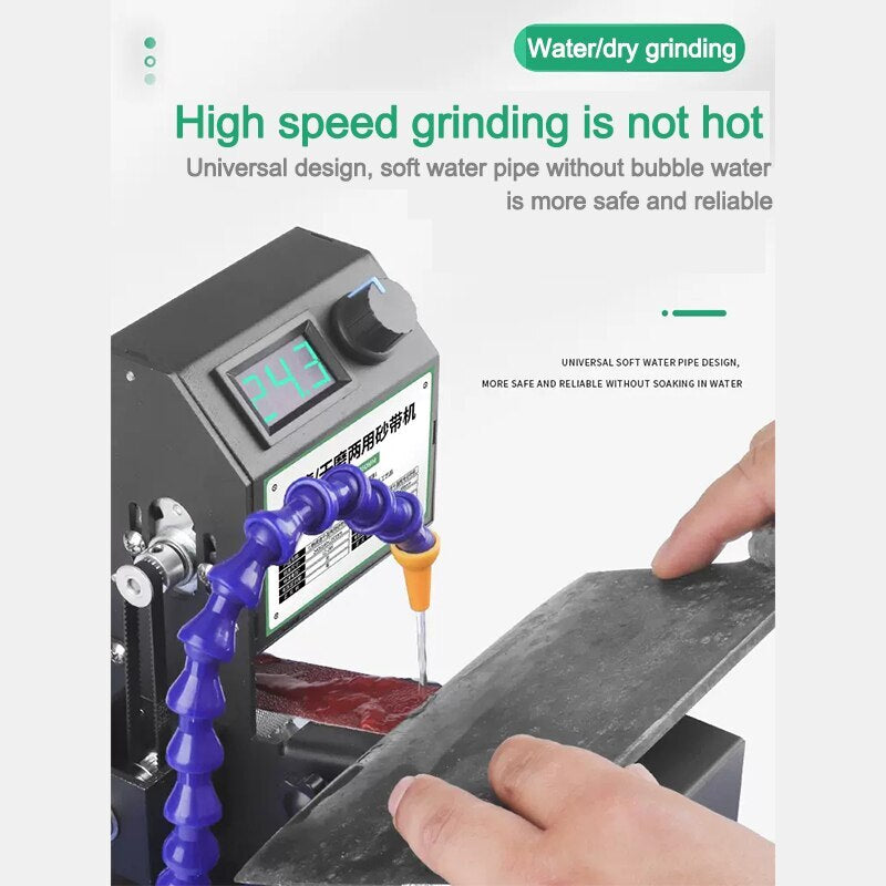 ya 17 795 Household ature Water Abrasive Belt Machine Stepless Speed 1 Set