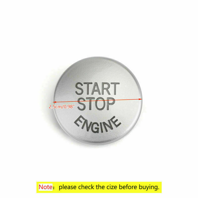 ya 1 8.5.2 Start Stop Engine Button Switch Cover For E90 E60 E84 E83 E70 E71 Silver U1