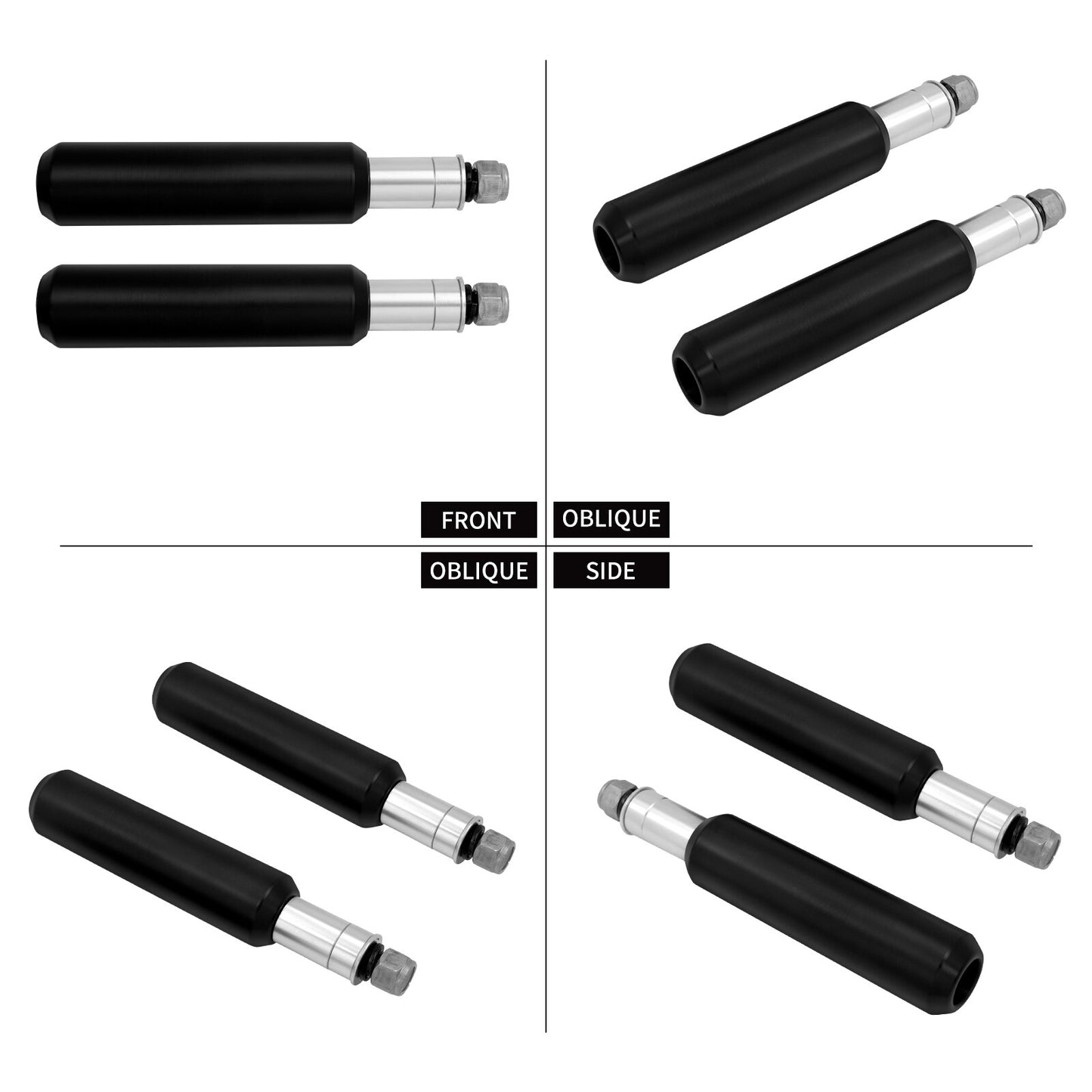 ya 5 8.7 6 Upper Shock Mount Frame Sliders for Harley Sportster 883 1200 48 72 2004-2022