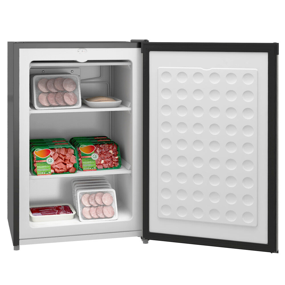 ya 28 3.0cu ft Compact Mini Upright Freezer w/Reversible Door & Adj Thermostat,Silver