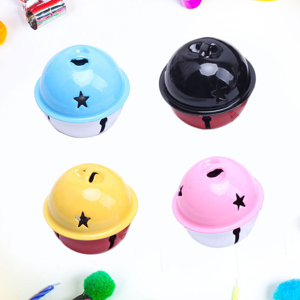 ya 5 8.7 4 Pcs Bell Ornaments Multicolor Pendants Christmas Bells Colorful Jingle