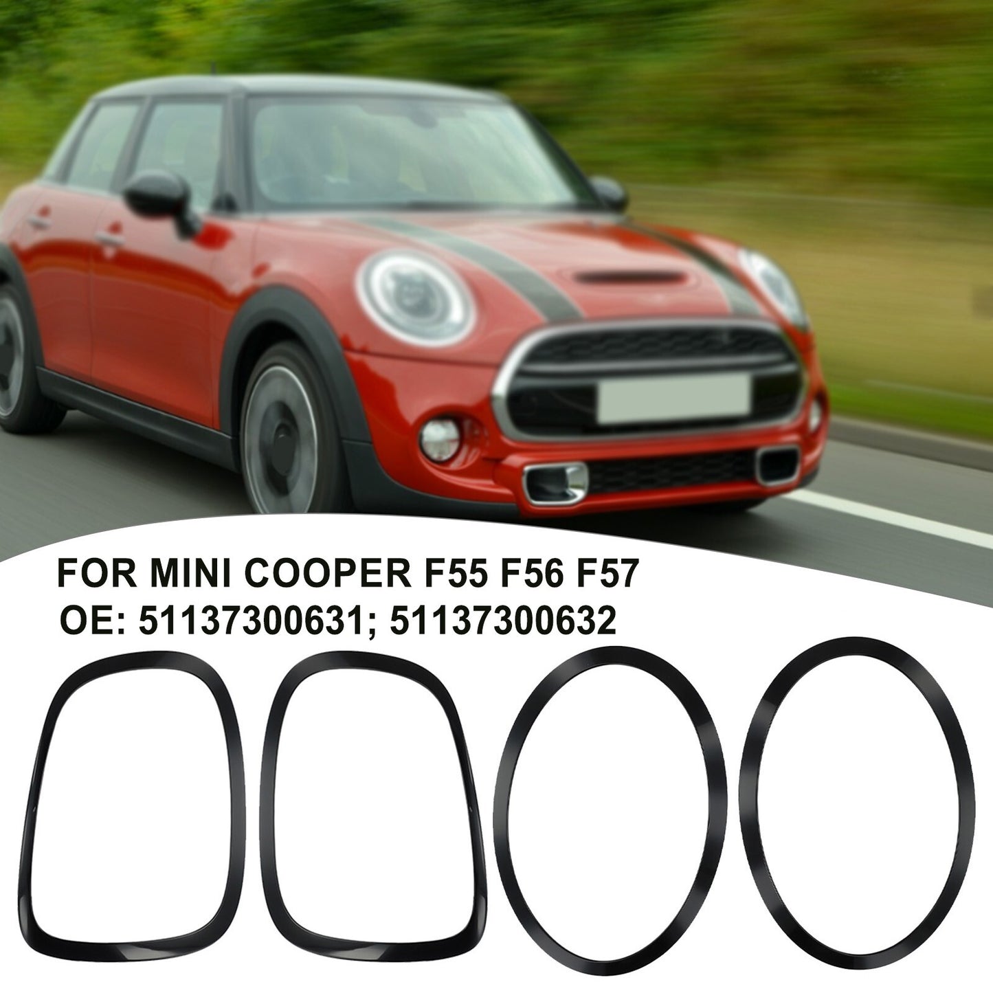 ya 4 6.22 Outdoor headlight decorative taillight ring 51137300631 51137300632 51712285495