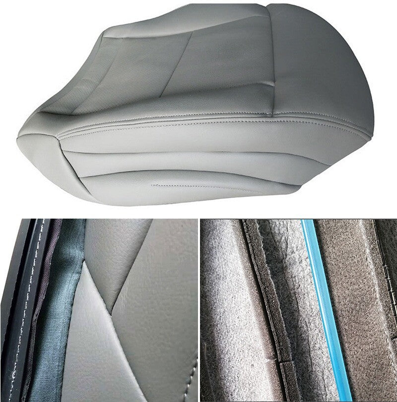ya 5 8.7 For 2010~2014 for Mercedes-benz E Class E350 E550 Bottom for SEAT Leather Cover Grey