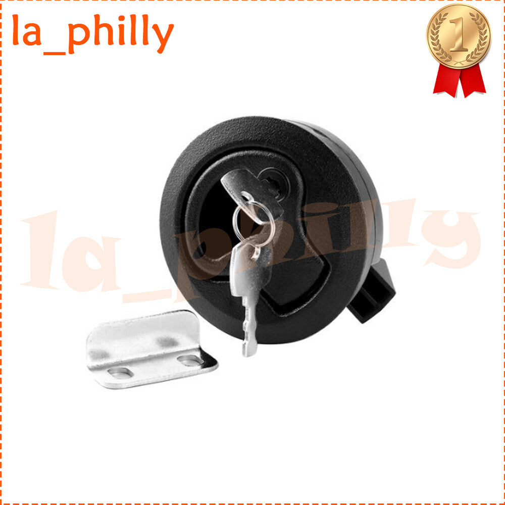 ya 1 7.9 For M1-43 RV Marine Boat Slam Latch Hatch Round Pull W Lock 1/2'' Door Deck