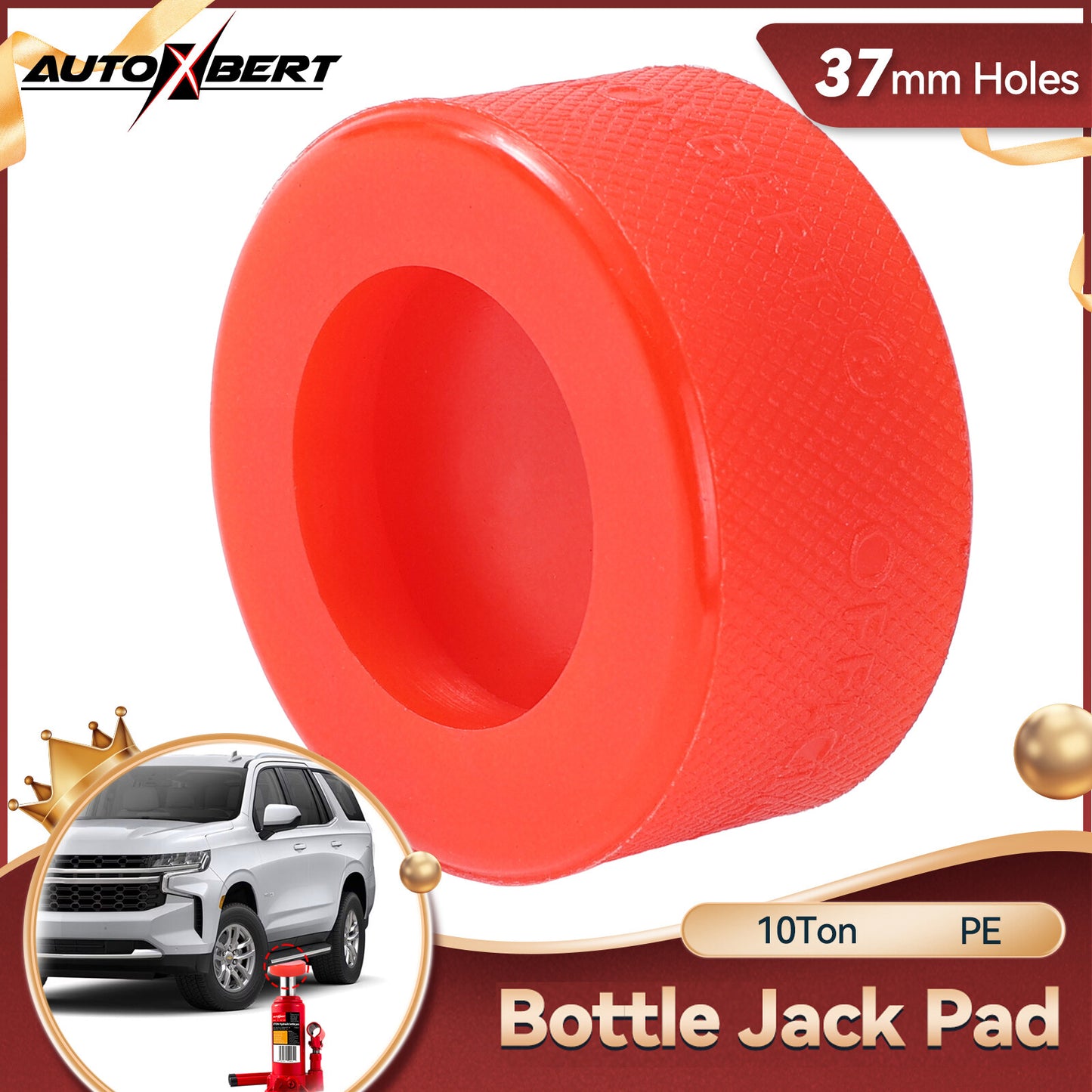 ya 1 6.30 Heavy Duty Polyethylene Pad For Bottle Jack Protection Pad 37mm Recess On Bottom