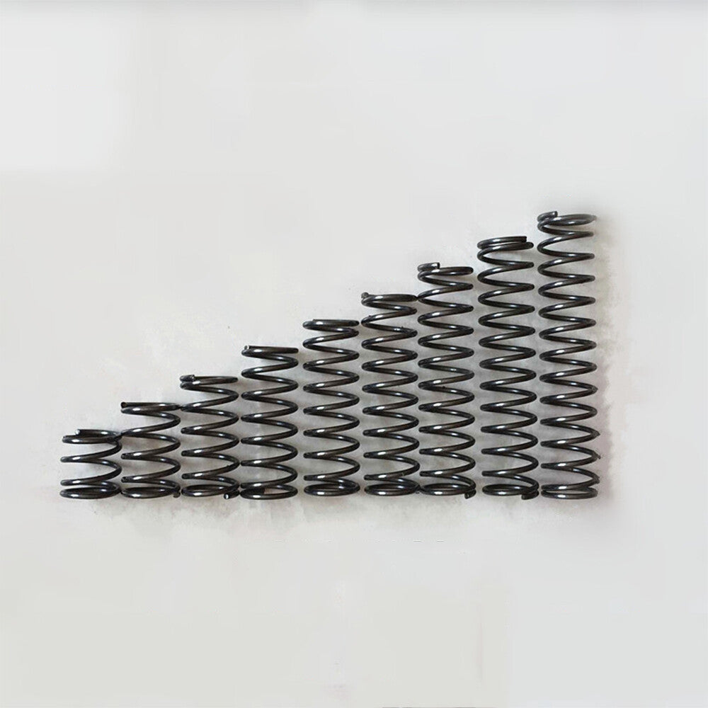 3.0mm Wire Dia. 16mm - 40mm Outside Dia. Compression Spring Black Spring Steel