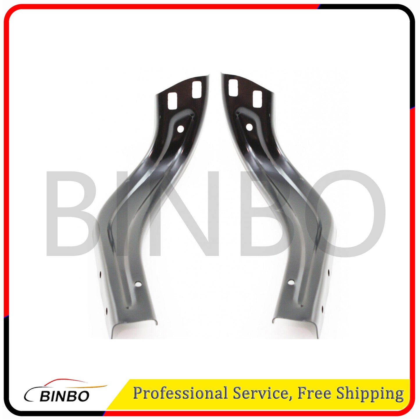 ya 27 6.18.2 Bumper Bracket For 2010-2015 for Mercedes-Benz E63 AMG Front Left and Right Set of 2