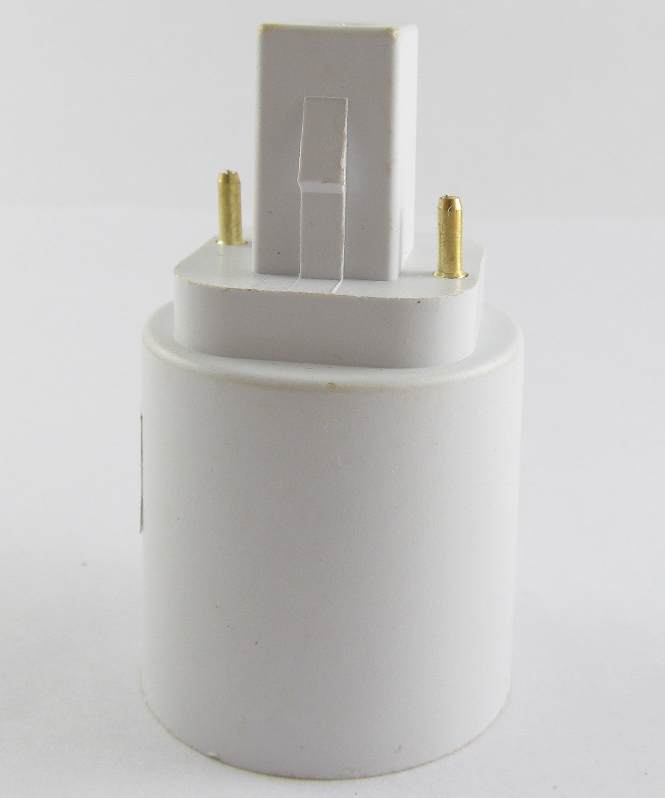 ya 14 1pc GU24 Male to E27 Female Socket Base LED Halogen CFL Light Bulb Lamp Adapter