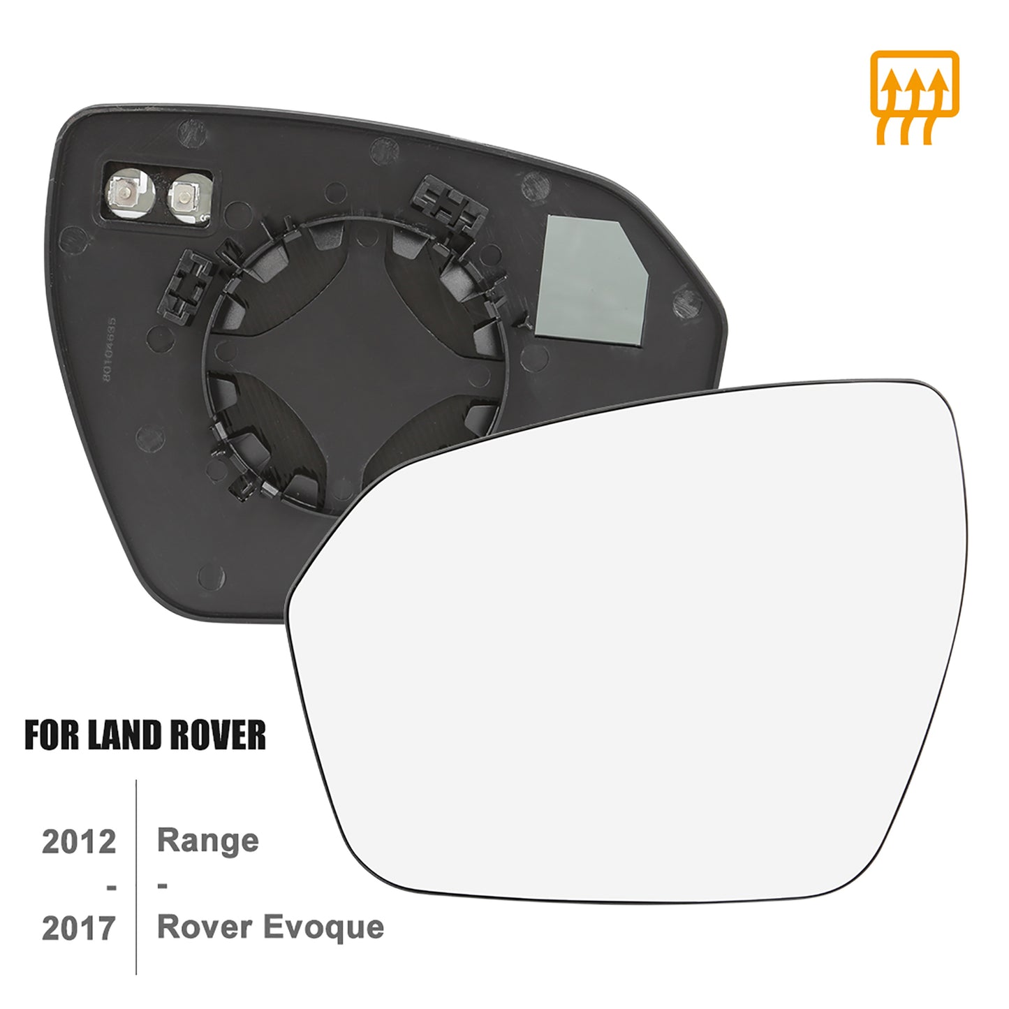 ya 1 8.5.2 LR025209 Mirror Glass Driver Left Side Fits for Range Rover Evoque