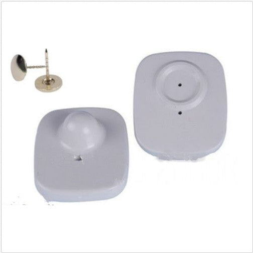 500PCS Anti Theft Clothing Store EAS 8.2MHz Small Square Security Hard Tag b