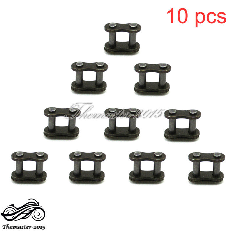 ya 2 6.26.2 10Pcs 25H Chain Spare Master Links For 2 Stroke for Mini Dirt Pocket Bike E Scooter