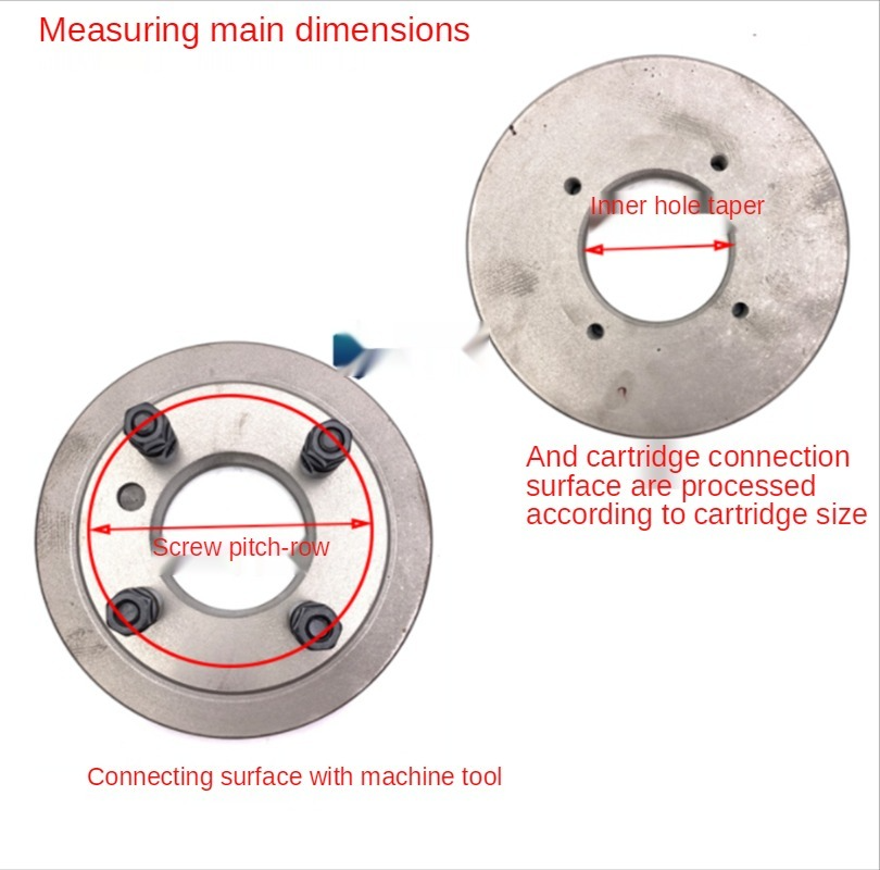 C6 Lathe Threejaw Chuck C-type Flange Plate Connection Plate Screw C5 160 C6 200
