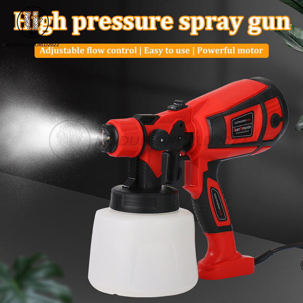 ya 26 Electric Spray 900ML Paint Sprayer Handheld DIY High Pressure Adjustable US