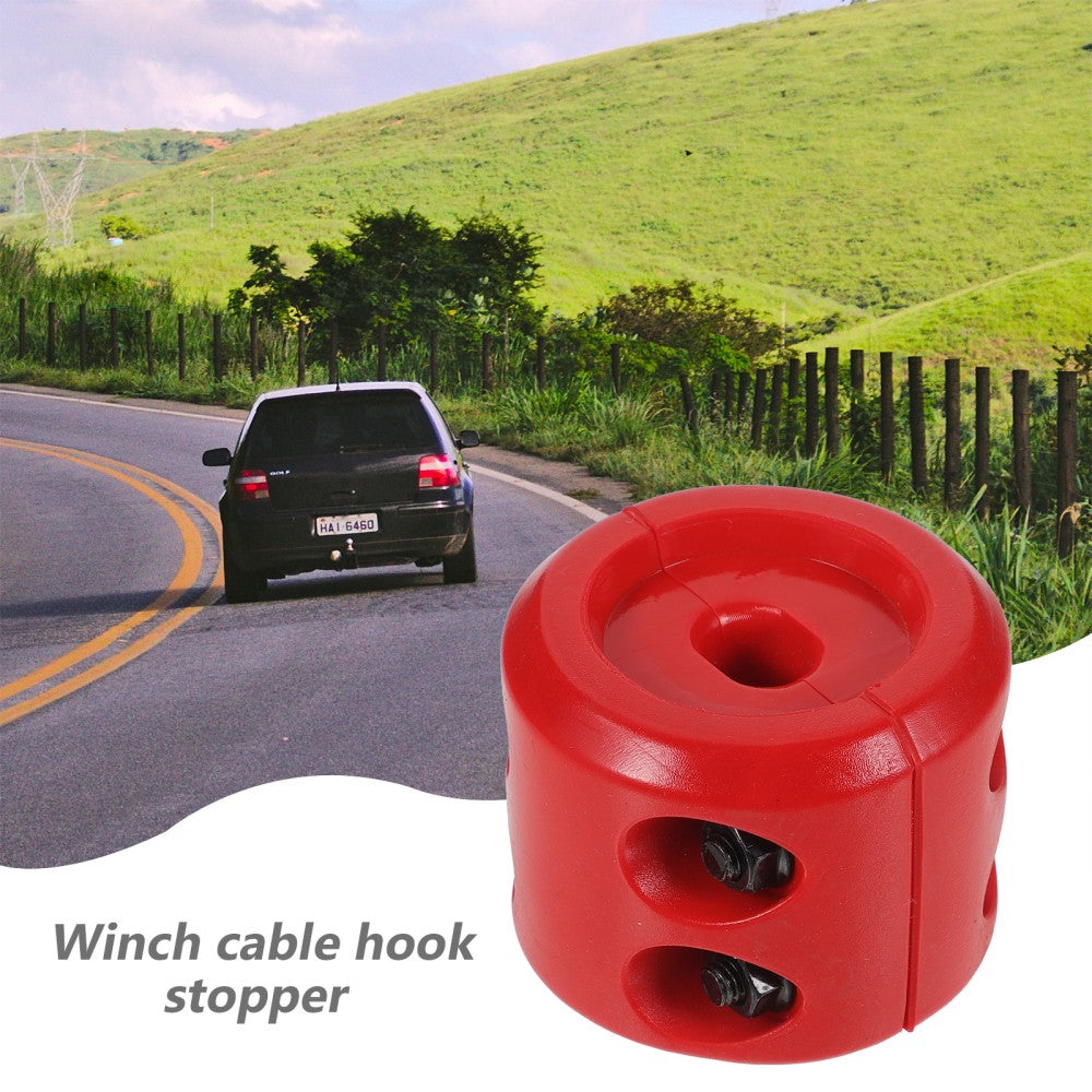 ya 5 8.7 1 Set Winch Cable Rubber Stopper Wrench Set Cable Hook Stopper for ATV UTV