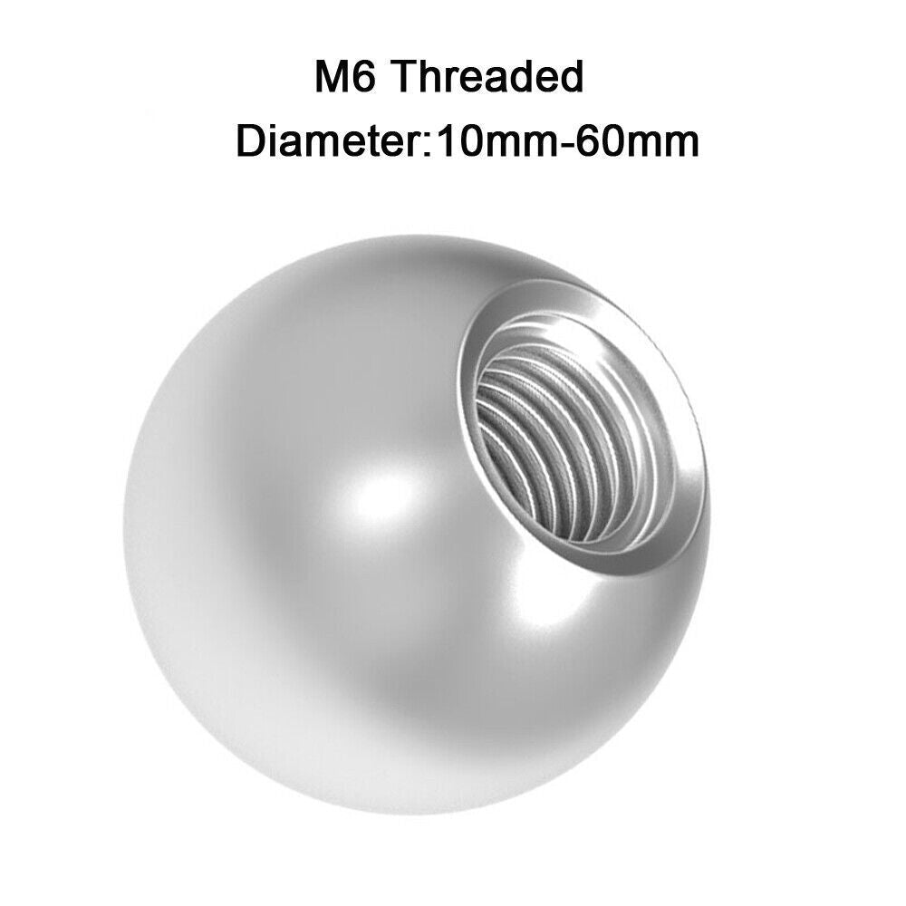 10mm 11mm 12mm 12.7mm-60mmStainless Steel Ball with M6 Threaded Bearings Rod End