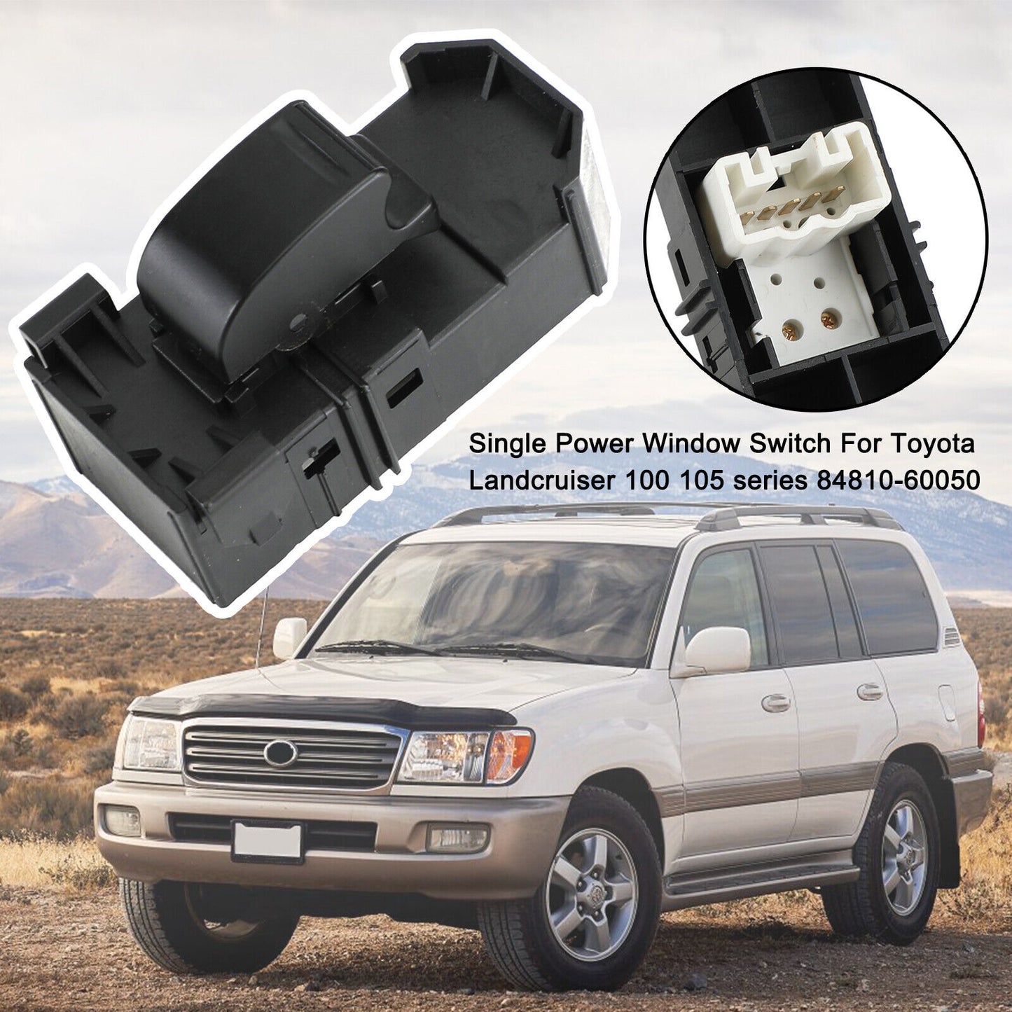 ya 1 8.5.1 Single Power Window Switch For Landcruiser 100 105 84810-60050