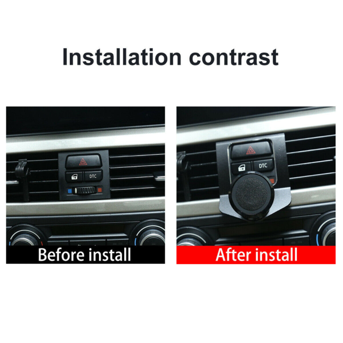 ya 2 7.14 Mobile phone holder center air vent holder bracket suitable for BMW 3 Series E90 E91 E92