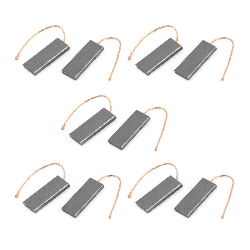 ya 26 10 Pieces Carbon Brushes Washing Machine Carbon Brushes Stainless Steel Spring