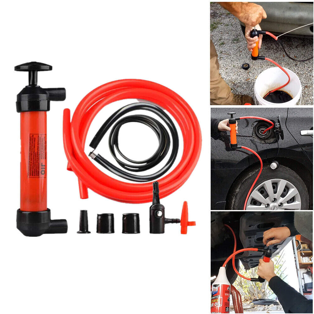 ya 3 6.24 Siphon Fluid Extractor Pump Manual Suction Oil Fuel Disel Transmission Transfer