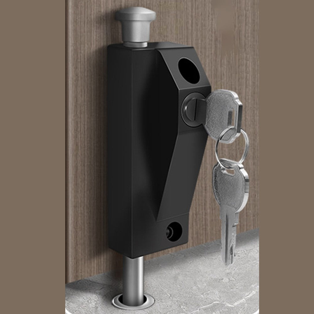 ya 14 Robust Floor Latch Lock with Heavy Duty Rod for Enhanced Door Protion