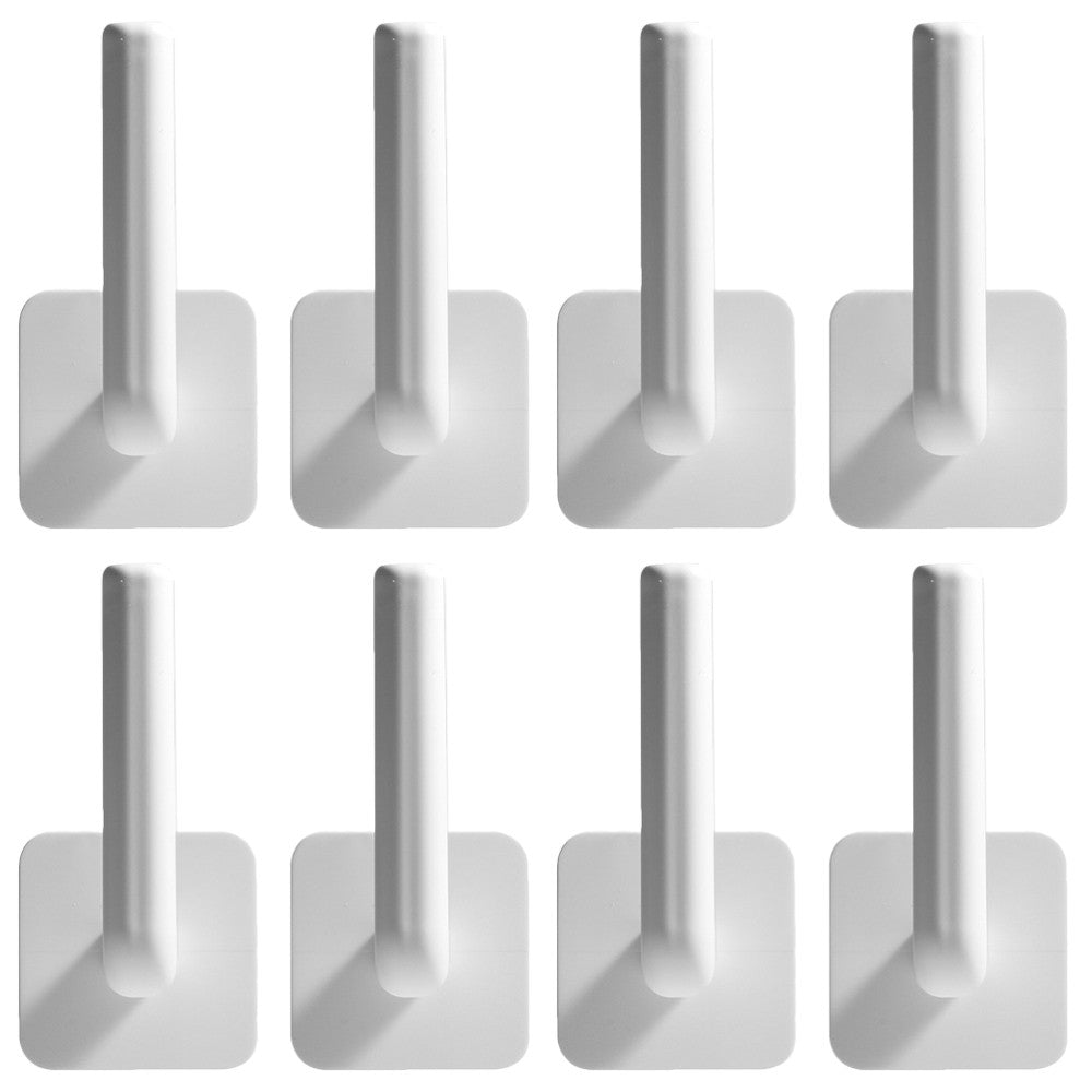 ya 2 7.16 8 Pcs Nail-free Hook Self Adhesive Self-adhesive Towel Hooks Sticky