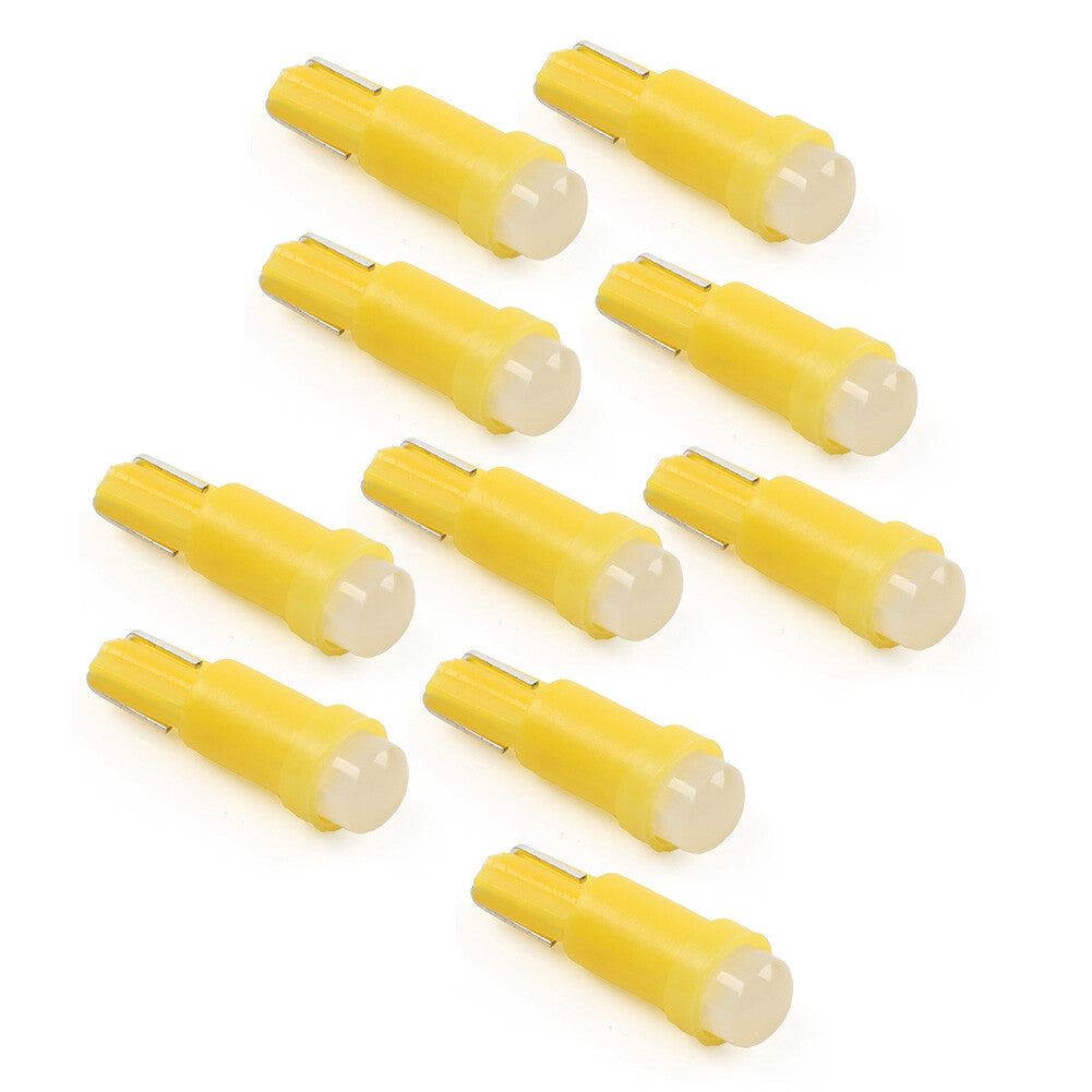 ya 4 6.21 Car Instrument Bulb Yellow Light Indicator T5 1 SMD Light Dashboard Gauge