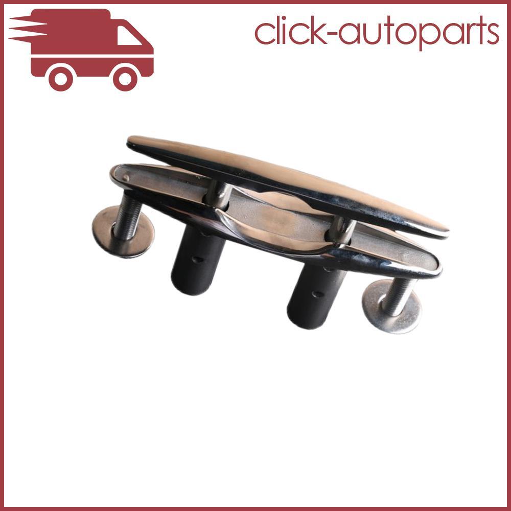 ya 1 7.7 316 Stainless Steel Pop-Up / Pull-Up Flush Mount Lift Cleat-Boat/Marine Silver