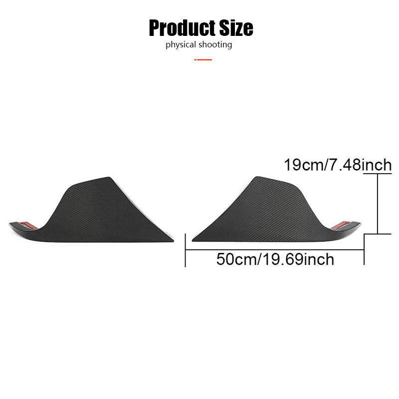 ya 10 10.28 REAL Carbon Rear Bumper Side Corner Aprons Spats For 2020-23 Supra GR A90 n