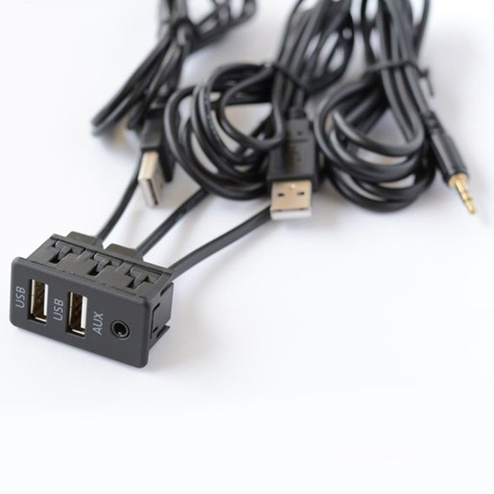 ya 5 8.7 Cord Extension Cord Accessories Car Truck Motorcycle Dual USB Charging