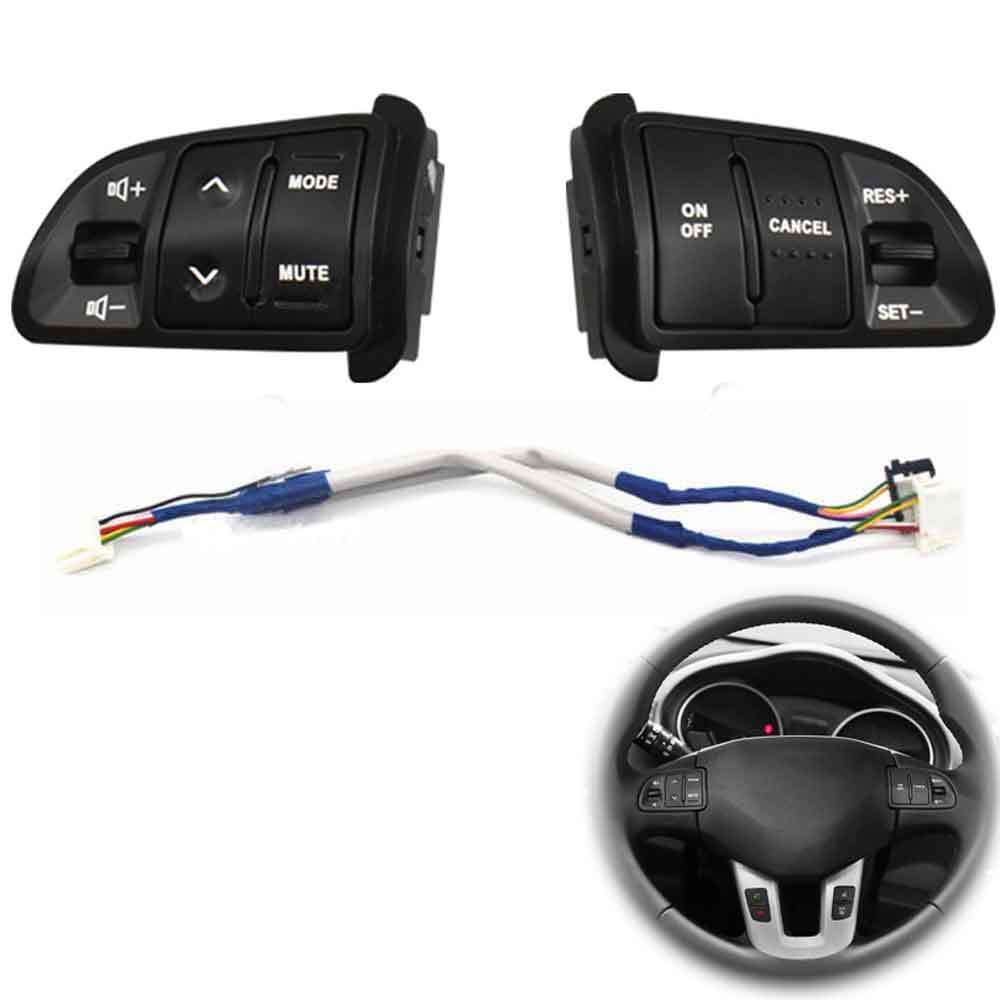 ya 1 8.5.4 for KIA 2011~2014 Steering Wheel Remote Control & Wiring Kit 3EA=1SET