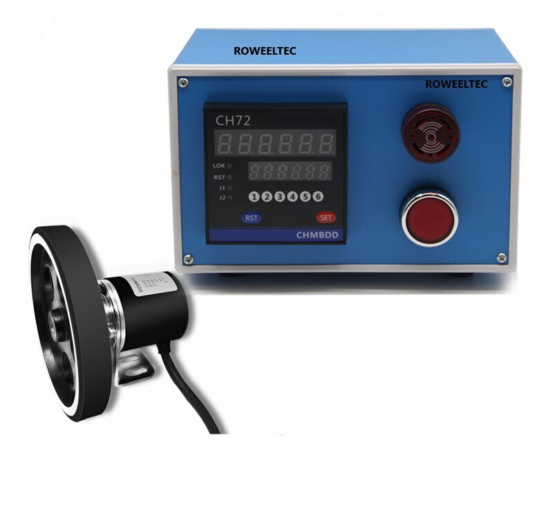 Electronic Encoder Wheel Roll to Measure Length Meter Recorder CH72 Bi